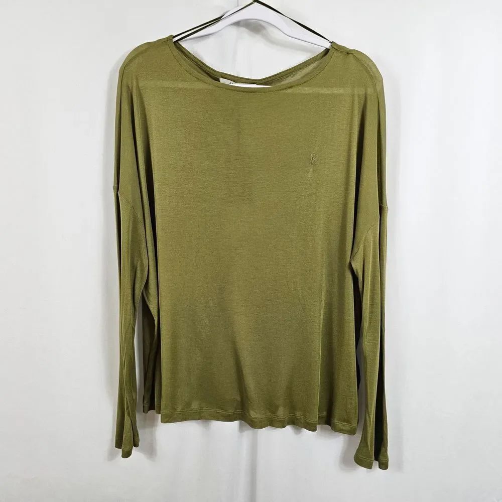 NWT AllSaints Francesco Rita Tee in Olive Branch Green - Size M
